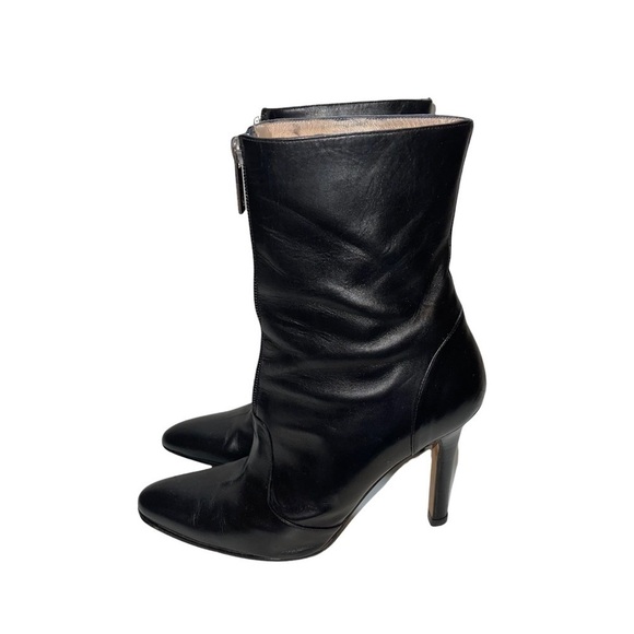 Manolo Blahnik Leather Women Boots Size 6 /Eu 36.5 - Picture 4 of 8
